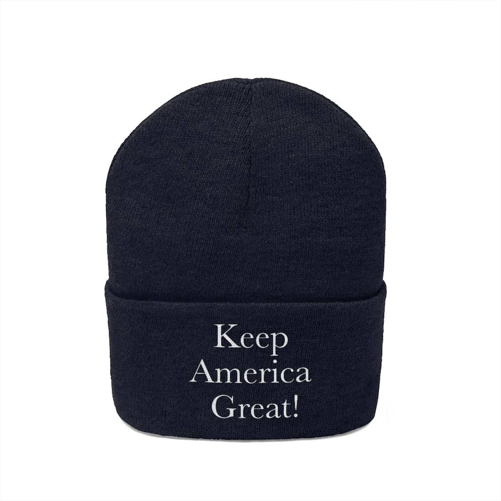 Keep America Great Emboridered #KAG Trump Knit Cap - Trumpshop.net
