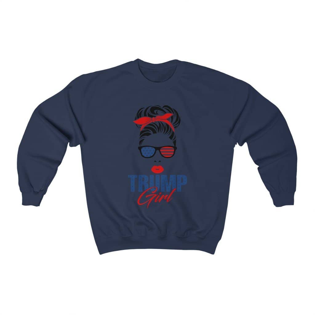 Trump Girl Heavy Blend™ Crewneck Sweatshirt - Trumpshop.net