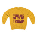 Veterans for Trump Crewneck Pullover Sweatshirt  8 oz. - Trumpshop.net