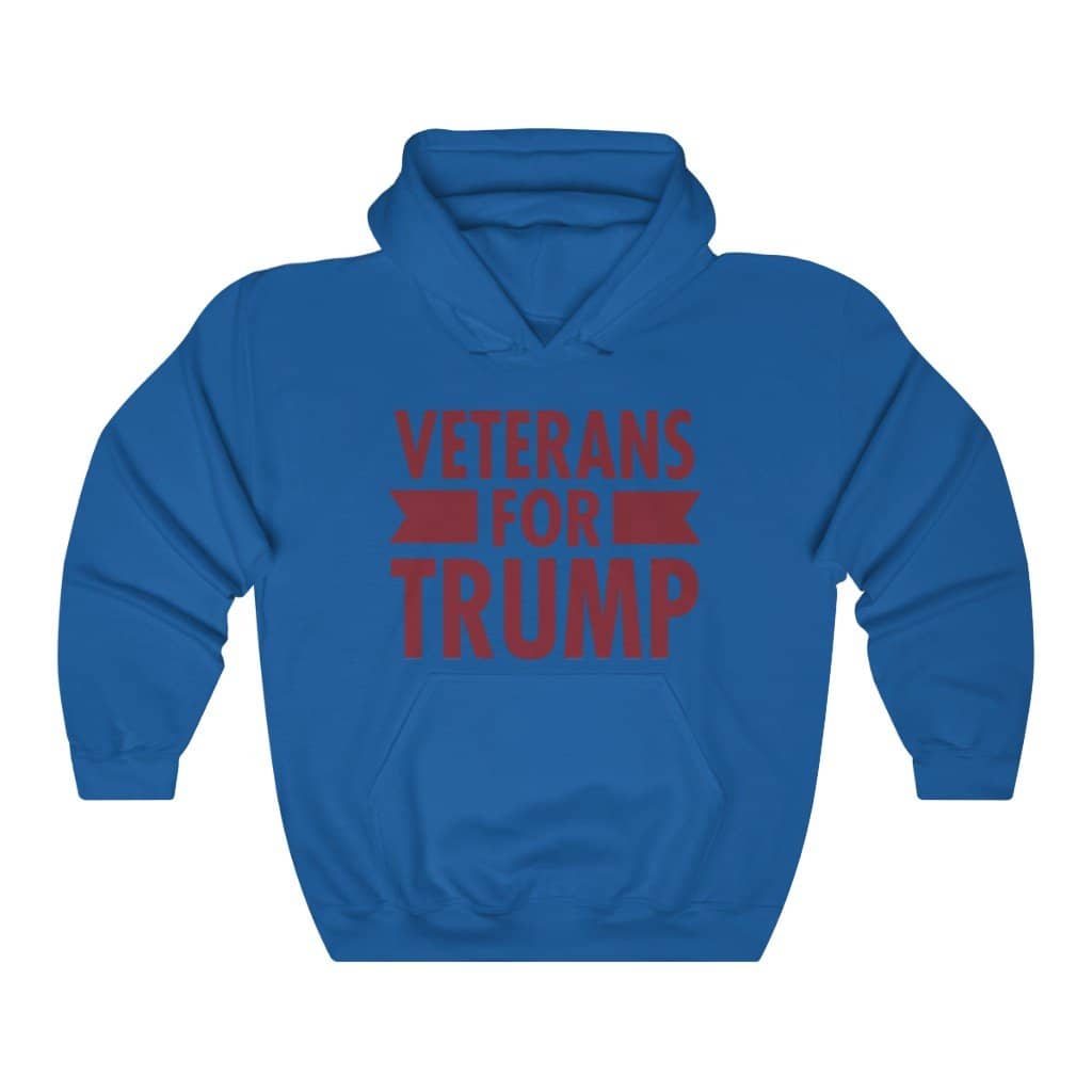 Veterans for Trump Pullover Hoodie 8 oz. - Trumpshop.net