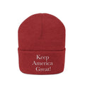 Keep America Great Emboridered #KAG Trump Knit Cap - Trumpshop.net