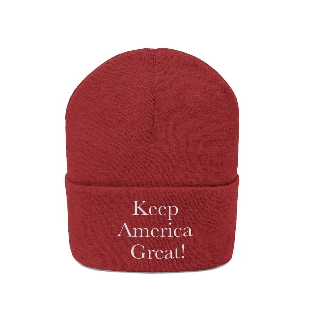 Keep America Great Emboridered #KAG Trump Knit Cap - Trumpshop.net