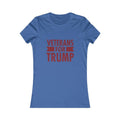 Veterans for Trump Softstyle Ladies' T-Shirt - Trumpshop.net