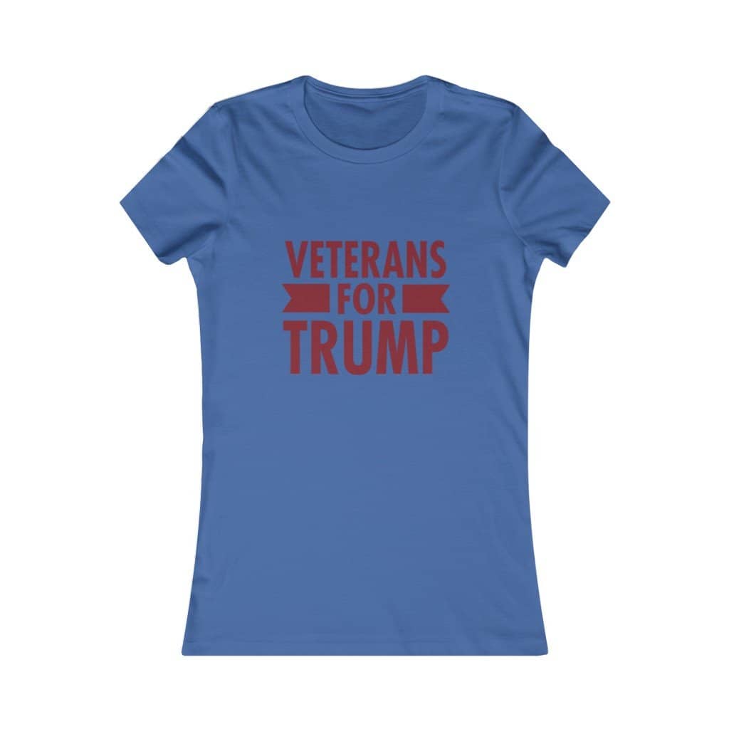 Veterans for Trump Softstyle Ladies' T-Shirt - Trumpshop.net