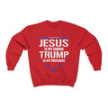 Jesus is My Savior Trump is My President Unisex Heavy Blend™ Crewneck Sweatshirt - Trumpshop.net