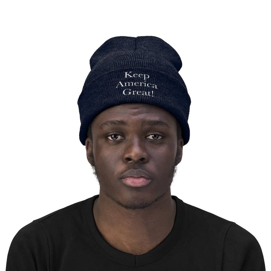 Keep America Great Emboridered #KAG Trump Knit Cap - Trumpshop.net