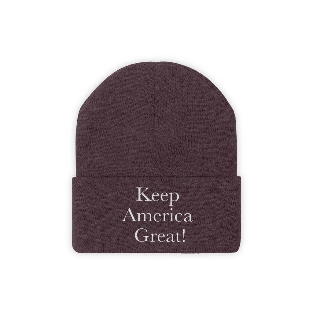 Keep America Great Emboridered #KAG Trump Knit Cap - Trumpshop.net