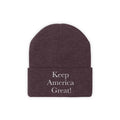 Keep America Great Emboridered #KAG Trump Knit Cap - Trumpshop.net