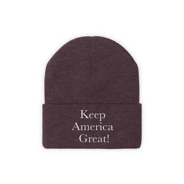 Keep America Great Emboridered #KAG Trump Knit Cap - Trumpshop.net
