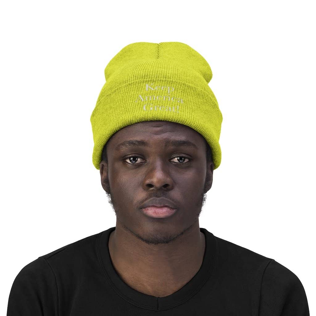Keep America Great Emboridered #KAG Trump Knit Cap - Trumpshop.net