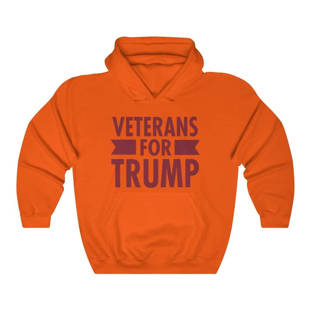 Veterans for Trump Pullover Hoodie 8 oz. - Trumpshop.net