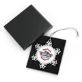 Snowflake Removal Service Pewter Snowflake Ornament - Trumpshop.net