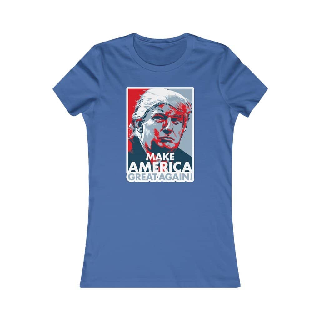 Make America Great Again Trump Iconic Ladies' T-Shirt - Trumpshop.net