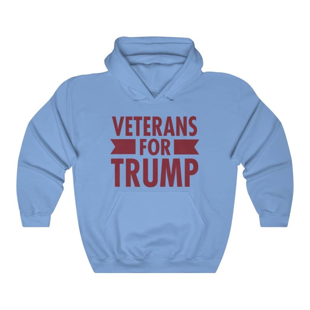 Veterans for Trump Pullover Hoodie 8 oz. - Trumpshop.net