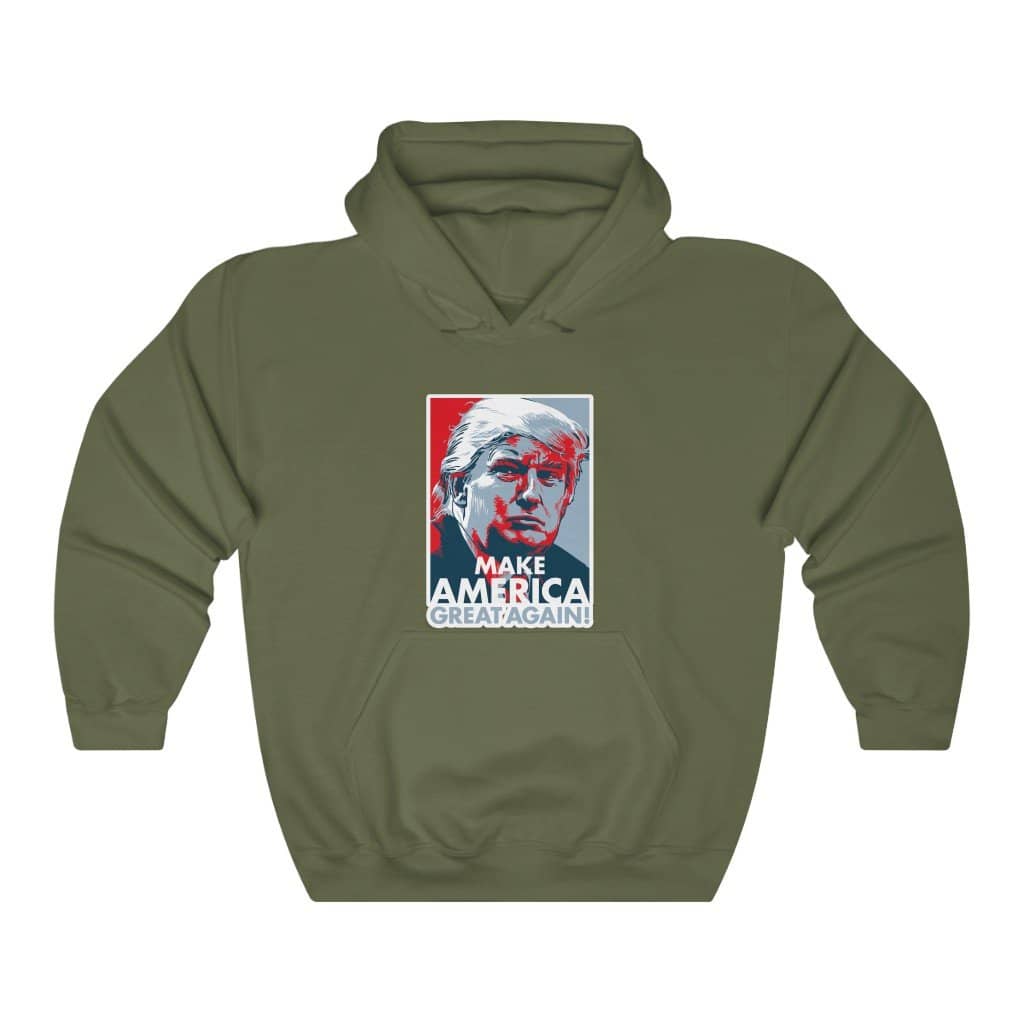 Make America Great Again Trump Iconic Pullover Hoodie - Trumpshop.net