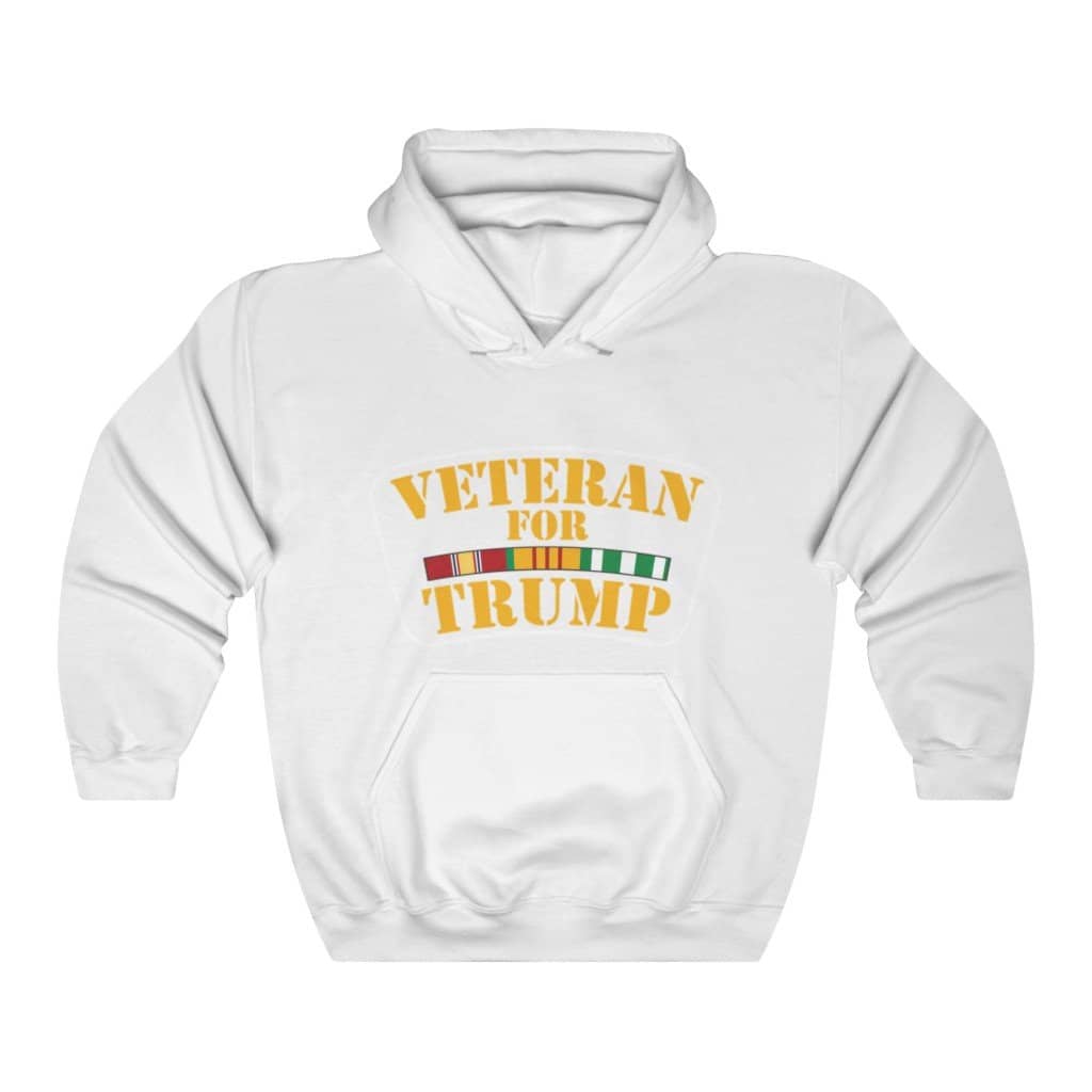 Veteran for Trump Pullover Hoodie 8 oz. - Trumpshop.net