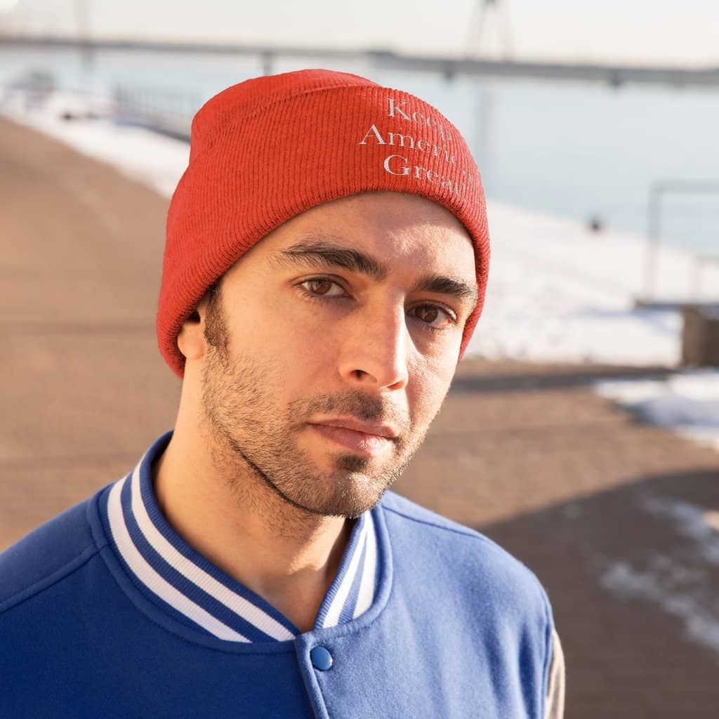 Keep America Great Emboridered #KAG Trump Knit Cap - Trumpshop.net