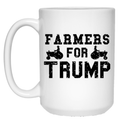 Farmers For Trump 15 Oz. White Mug - Trumpshop.net