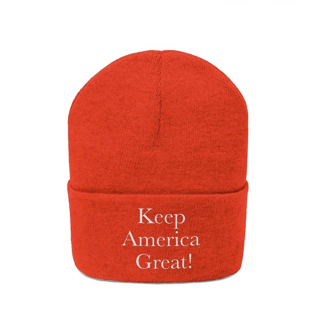 Keep America Great Emboridered #KAG Trump Knit Cap - Trumpshop.net