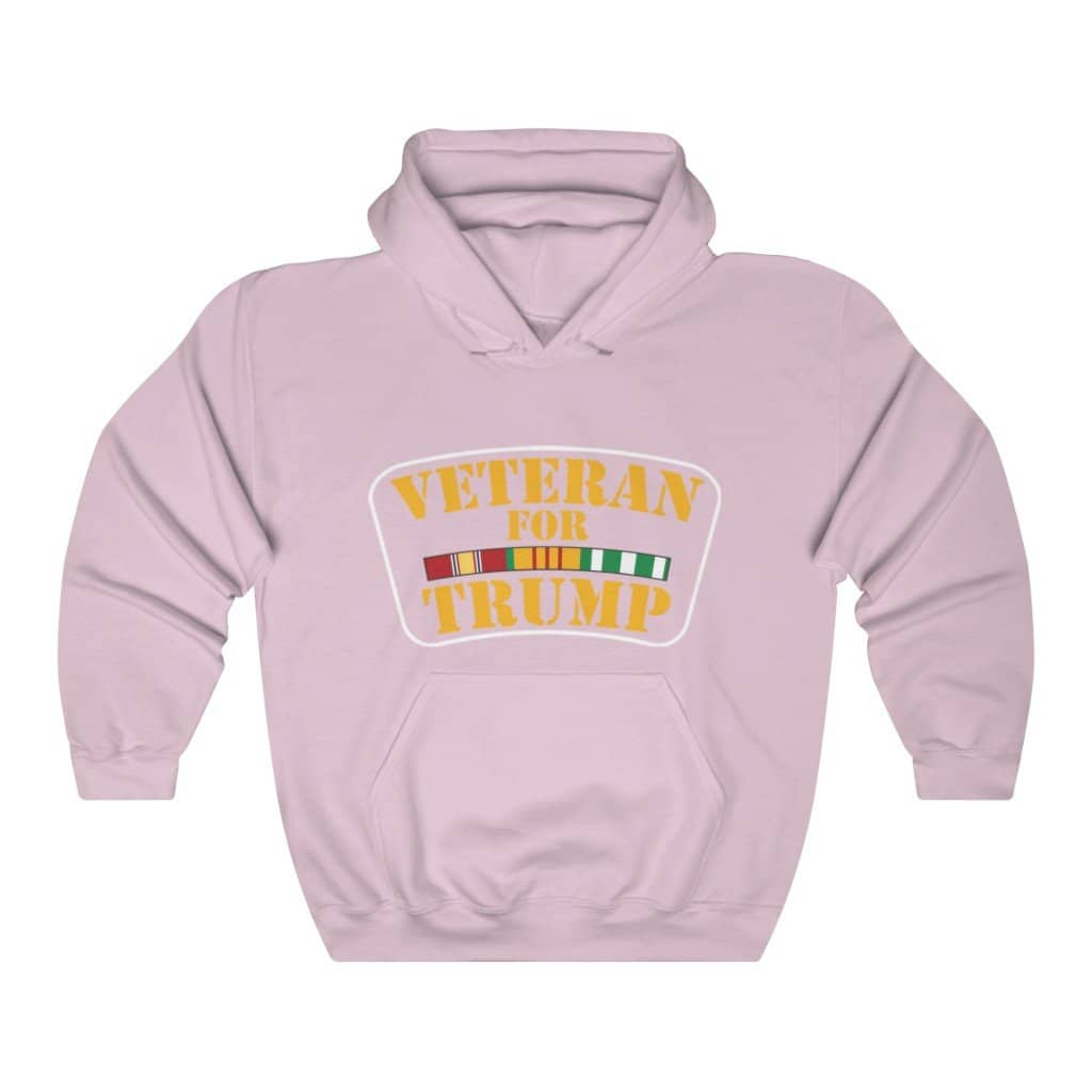 Veteran for Trump Pullover Hoodie 8 oz. - Trumpshop.net