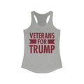 Veterans for Trump Ladies Ideal Racerback Tank - Trumpshop.net