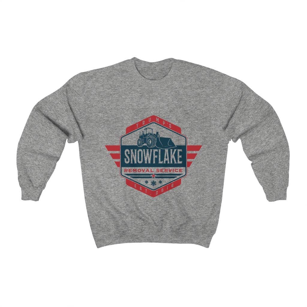 Snowflake Removal Service Unisex Heavy Blend™ Crewneck Sweatshirt - Trumpshop.net