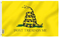 Don't Tread on Me Gadsden Flag - Vivid Color and UV Fade Resistant - Trumpshop.net