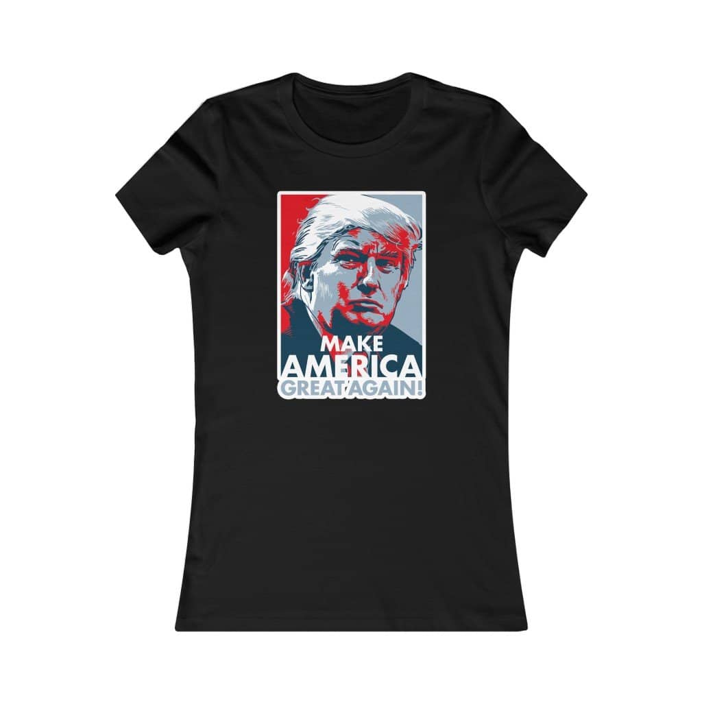 Make America Great Again Trump Iconic Ladies' T-Shirt - Trumpshop.net