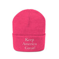 Keep America Great Emboridered #KAG Trump Knit Cap - Trumpshop.net