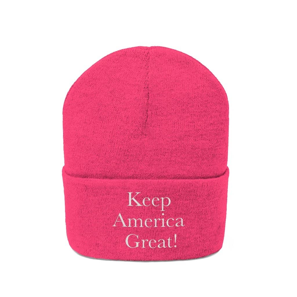 Keep America Great Emboridered #KAG Trump Knit Cap - Trumpshop.net