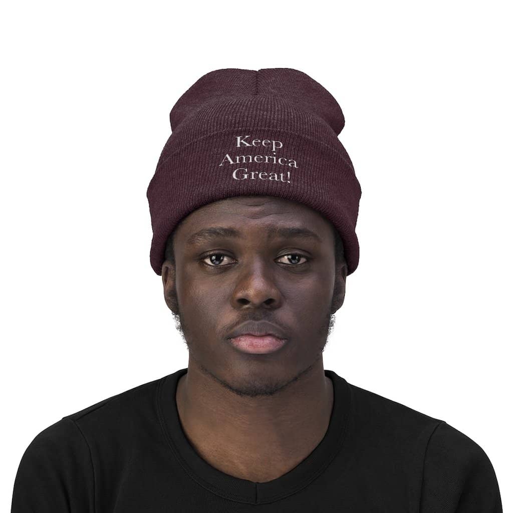 Keep America Great Emboridered #KAG Trump Knit Cap - Trumpshop.net