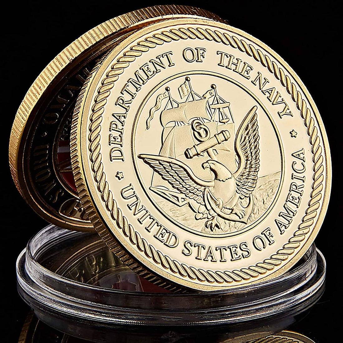 United States Seal Team Sea Land Air Navy Military Challenge Coin - Trumpshop.net
