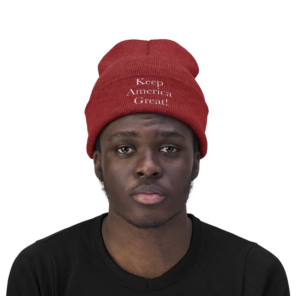Keep America Great Emboridered #KAG Trump Knit Cap - Trumpshop.net