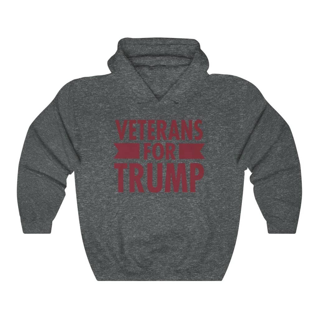 Veterans for Trump Pullover Hoodie 8 oz. - Trumpshop.net