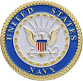 United States Navy Challenge Coin with Hero's Valor Prayer 1-Pack (Single Coin) - Trumpshop.net