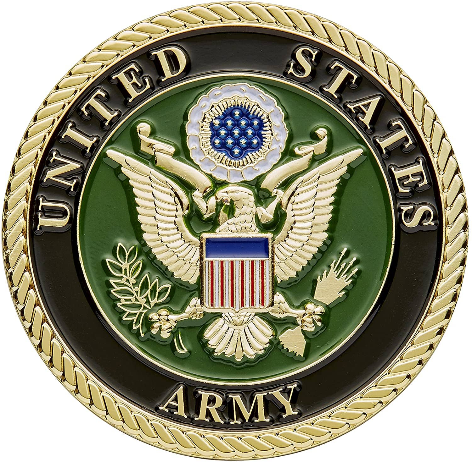 United States Army Challenge Coin with Hero's Valor Prayer 1-Pack (Single Coin) - Trumpshop.net
