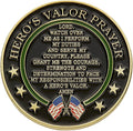 United States Army Challenge Coin with Hero's Valor Prayer 1-Pack (Single Coin) - Trumpshop.net
