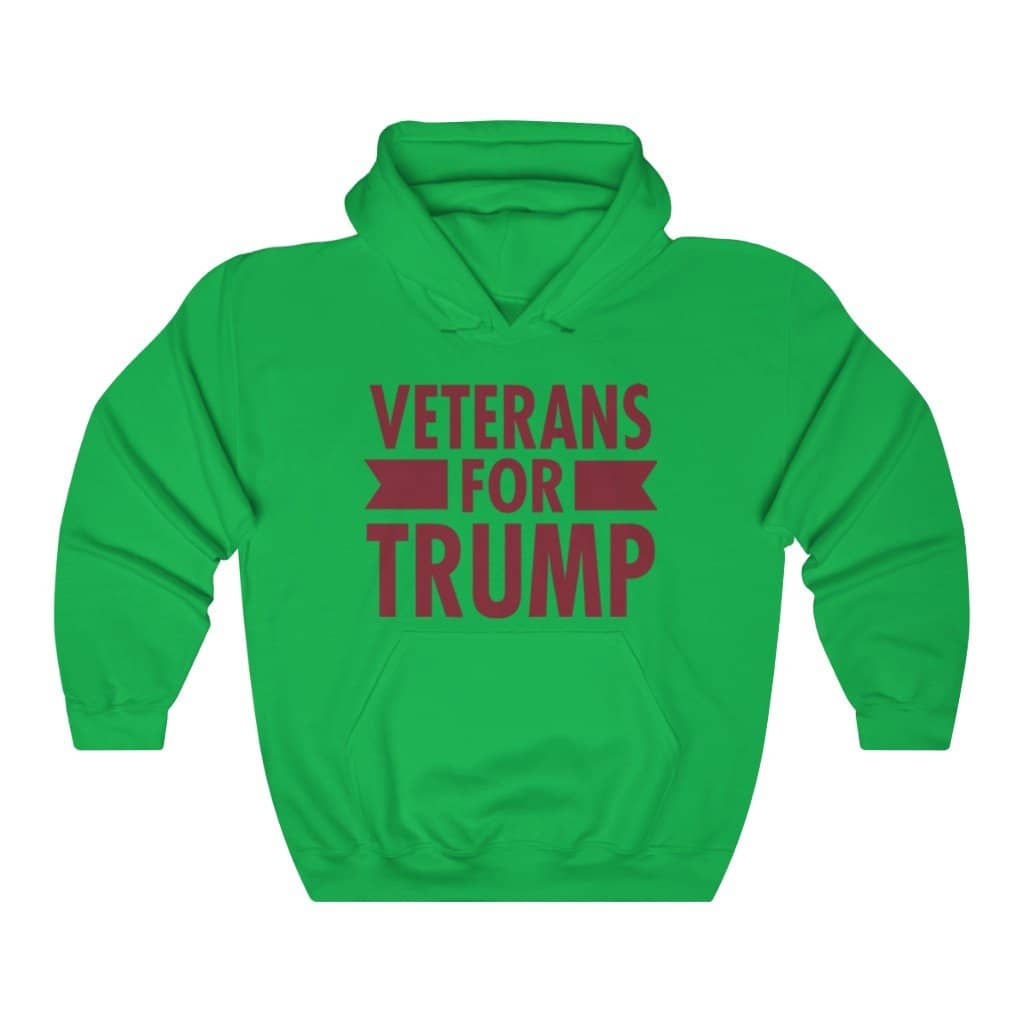 Veterans for Trump Pullover Hoodie 8 oz. - Trumpshop.net