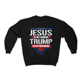 Jesus is My Savior Trump is My President Unisex Heavy Blend™ Crewneck Sweatshirt - Trumpshop.net