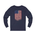 Betsy Ross Flag 13 Colonies Women's Long Sleeve Performance V-neck Tee - Trumpshop.net