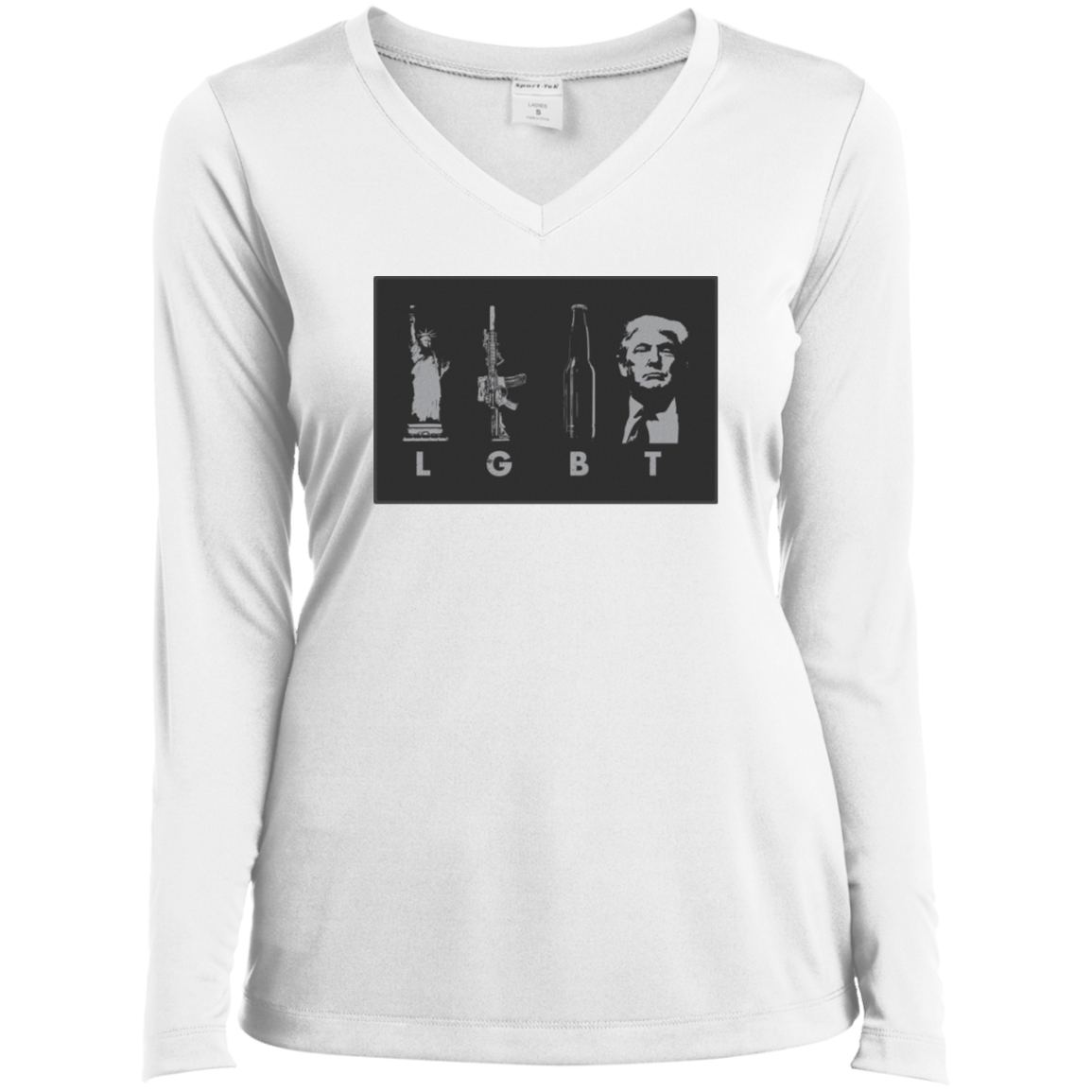 LGBT Donald Trump Ladies' French Terry Scoop - Trumpshop.net