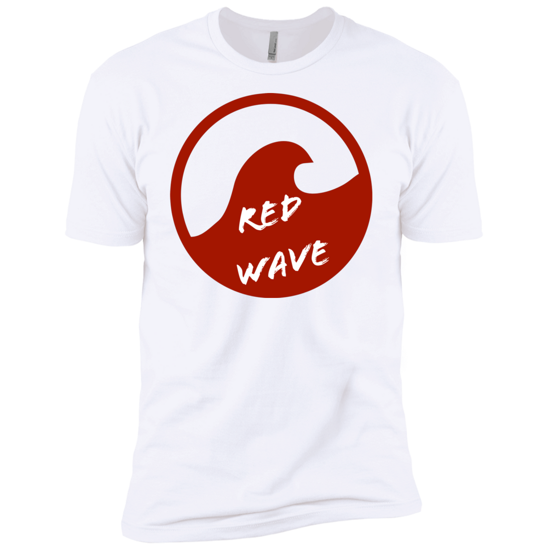 Red Wave Trump Short Sleeve Men's T-Shirt - Trumpshop.net