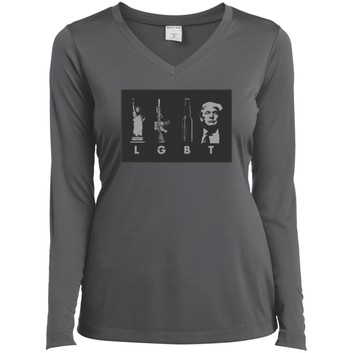 LGBT Donald Trump Ladies' French Terry Scoop - Trumpshop.net