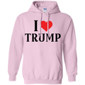 I Love Trump Pullover Hoodie 8 oz. - Trumpshop.net