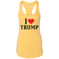I Love Trump Ladies Ideal Racerback Tank - Trumpshop.net