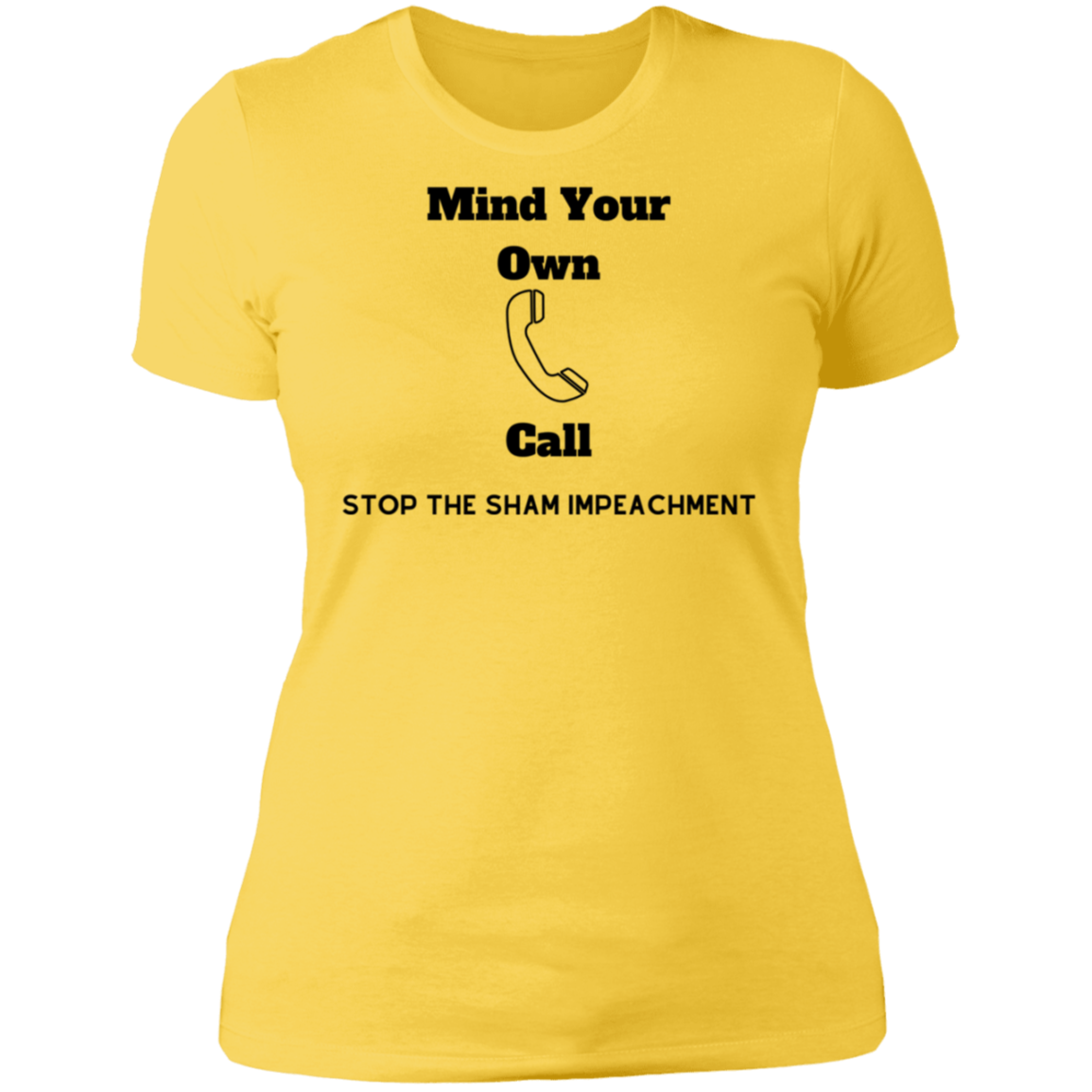 Stop Impeachment Ladies' Boyfriend T-Shirt - Trumpshop.net