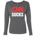CNN Sucks Ladies' French Terry Scoop - Trumpshop.net