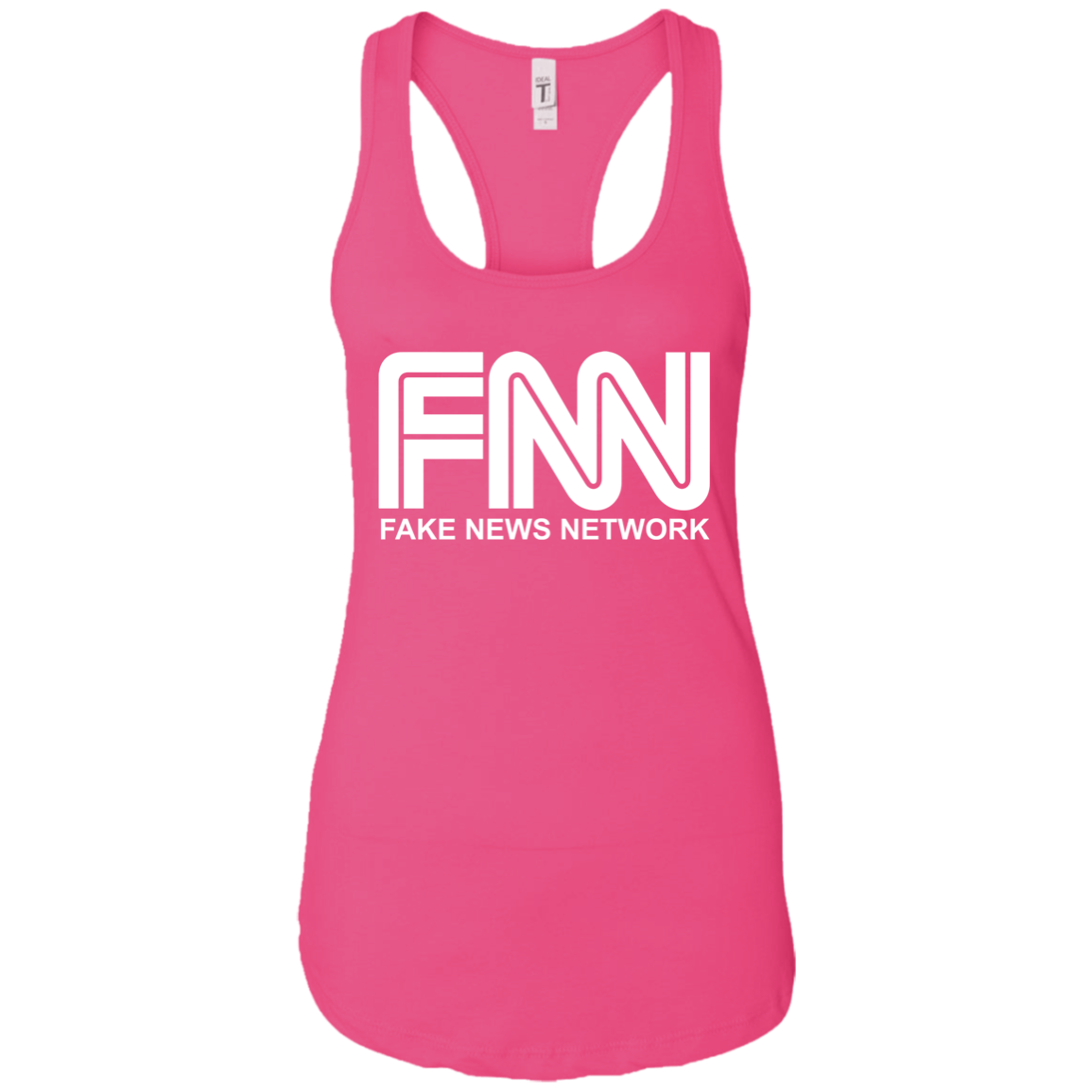 Fake News Network Ladies Ideal Racerback Tank - Trumpshop.net