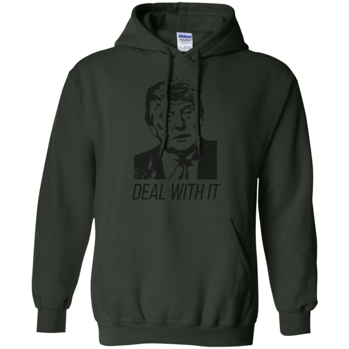 Trump Deal With It Pullover Hoodie 8 oz. - Trumpshop.net