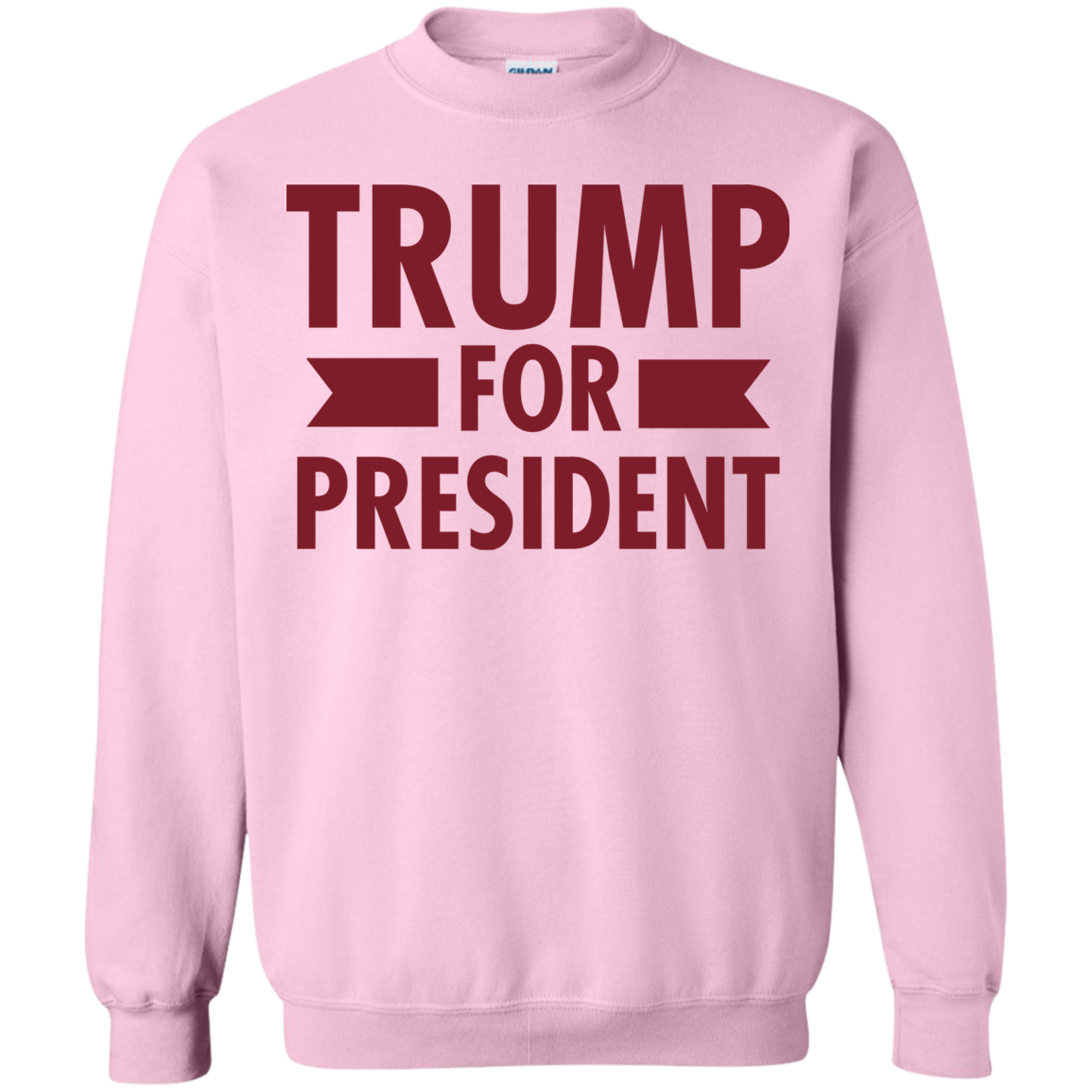 Trump for President Crewneck Pullover Sweatshirt  8 oz. - Trumpshop.net